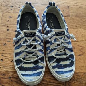 Sperry Pier Wave Tie Dye Slip-on Sneakers
